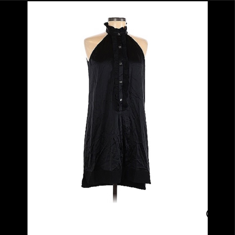 Nili Lotan silk halter dress
